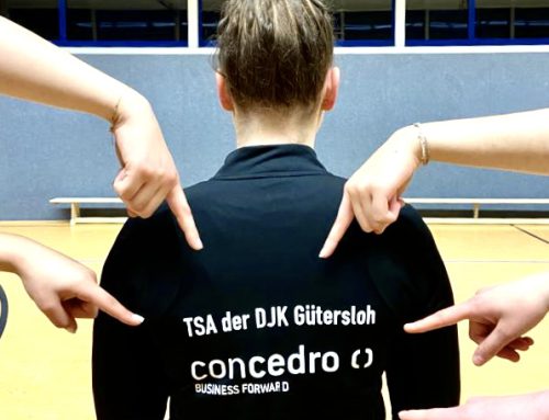 concedro is official jersey sponsor 2023 of the DJK Gütersloh dance group Ease